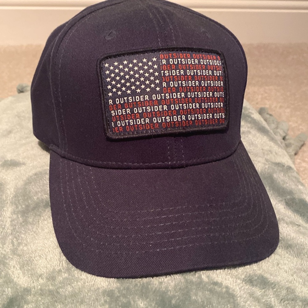 Signed by Jay Cutler, Navy Outsider flag hat! Brand new, never worn!